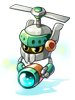 Ilustración de Costume Flying Drone