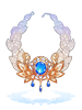 Ilustración de Brilliant Light Sapphire Necklace