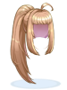 Ilustración de Costume Ponytail Hair (Brown)