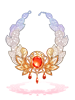 Ilustración de Brilliant Light Ruby Necklace