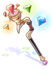 Ilustración de Elemental Spell Booster Stick