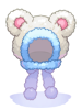 Ilustración de Costume Snow Bear Hood