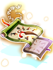 Ilustración de Kunai Scroll of Sand