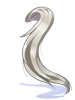 Ilustración de Costume Long Pony(White)