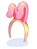 Ilustración de Costume Pink Bunny Hair Band