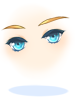 Ilustración de Costume GeminiS58 Eyes Blue