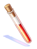 Ilustración de Red Liquid Test Tube