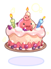 Ilustración de Poring Cake Hat