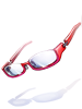 Ilustración de Costume Under Rim Glasses Red