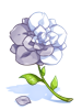 Ilustración de Half Flower