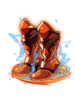 Ilustración de Varmundt Fire Rune Boots