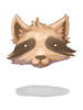 Ilustración de Raccoon Hat