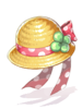 Ilustración de Costume Ribbon Straw Hat