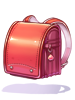 Ilustración de Costume Novice Red Backpack