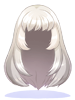 Ilustración de Costume Straight Long (White)