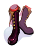 Ilustración de Black Leather Boots