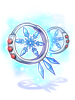 Ilustración de Snowflake Earring