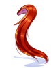 Ilustración de Costume Long Pony(Red)