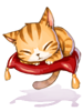 Ilustración de Costume Sleeping Kitty Hat