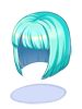 Ilustración de Costume Himelmez's Wig (Blue Green)