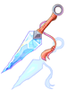 Ilustración de Icicle Kunai