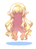 Ilustración de Costume Flowing Long (Blonde)