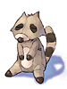 Ilustración de Raccoon Doll