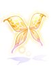 Ilustración de Costume Golden Butterfly Wings