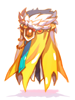 Ilustración de Golden Rod Robe