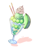 Ilustración de Melon Parfait
