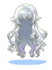 Ilustración de Costume Flowing Long (Silver)
