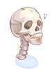 Ilustración de Clattering Skull