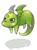 Ilustración de Baby Dragon Hat