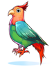 Ilustración de Costume Talkactive Parrot