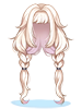 Ilustración de Costume Lightly Braided Low Twin (White)