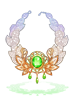 Ilustración de Brilliant Light Emerald Necklace