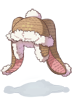 Ilustración de Costume Knit Rabbit Ears