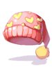 Ilustración de Costume Pink Pajama Hat