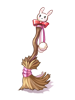 Ilustración de Cute Broom
