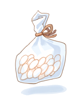 Ilustración de Neatly Sliced Rice Cake