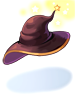 Ilustración de Costume Black Witch Hat