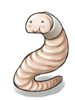 Ilustración de Fatty Chubby Earthworm
