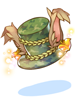 Ilustración de Costume Silk Hat of Earth