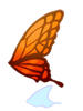 Ilustración de Red Butterfly Wing