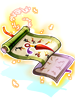 Ilustración de Kunai Scroll of Flame