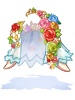 Ilustración de Costume Little Garden