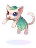 Ilustración de Leaf Cat Hat