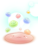 Ilustración de Costume Popping Poring Aura