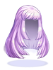 Ilustración de Costume Miyabi Doll Long Hair (Light Purple)