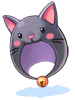 Ilustración de Costume Beginner Black Moon Cat